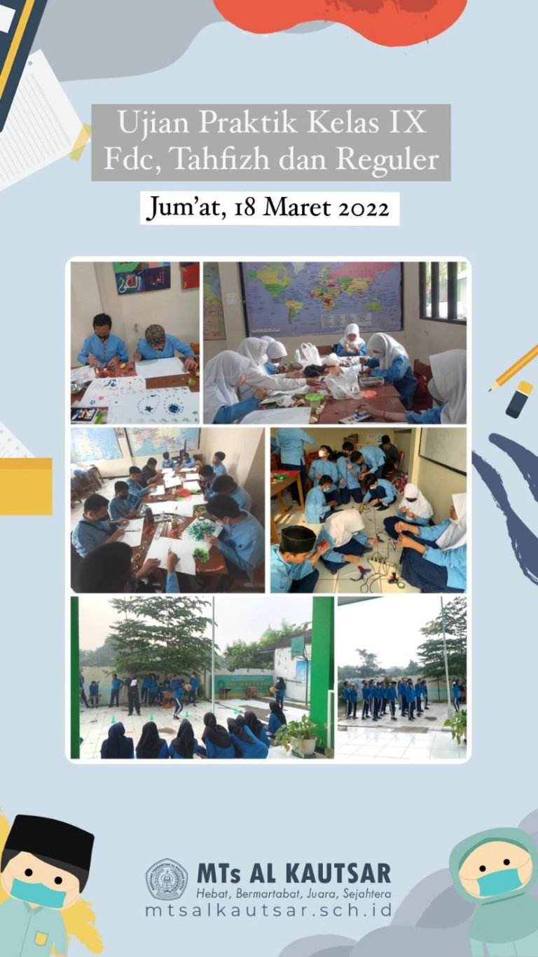 Pelaksanaan Ujian Praktik Kelas IX Tp 2021/2022